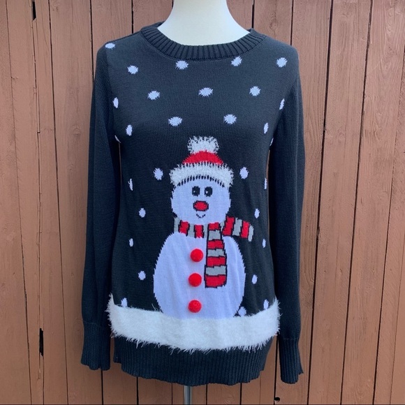 Mesh & Lace | NWT Size Small Snowman Ugly Christmas Sweater - Picture 10 of 16
